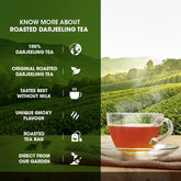 Goodricke Roasted Darjeeling Tea - Pack Of 2 X 25 Tea Bags | Flavoury Golden Orange Pekoe - Premium Black Tea With Rich Taste & Flavor | 100% Pure & Original Long Leaf Chai - Low Caffeine